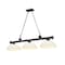 Z-Lite Cordon 3 Light Billiard, Matte Black & Matte Opal 2306-3MB-DMO14 - alternate 1